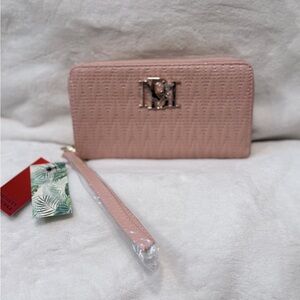 Badgley Mischka Blush Pink Wallet w/Phone Holder